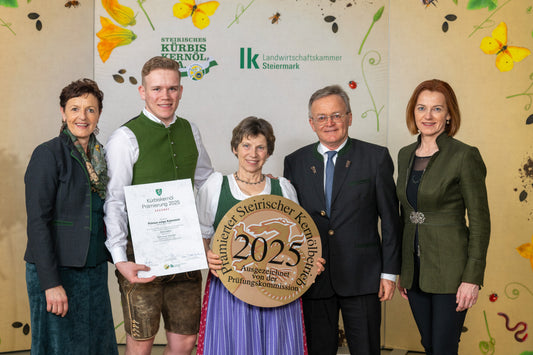 Unsere 7. Auszeichnung: Kürbiskernöl mit Tradition und Leidenschaft